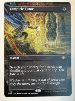 Vampiric Tutor (Borderless) Dominaria Remastered Regular - Image 1