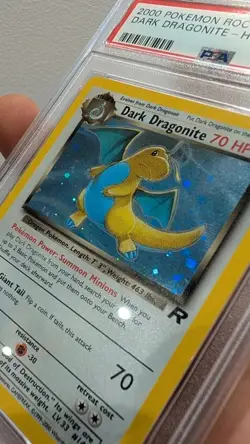 Dark Dragonite 5/82 Team Rocket Holo PSA 8 WOTC Pokemon Tcg - Image 2