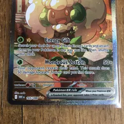 2025 Pokemon SV White Flare EN #165/086 Whimsicott ex Special Illustration Rare - Image 3