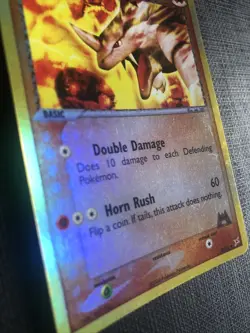 RHYHORN 38/95 REVERSE HOLO EX TEAM MAGMA VS TEAM AQUA SET POKEMON CARD LP/NM - Image 2