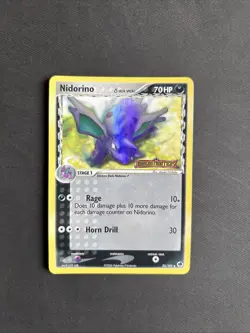 Pokemon TCG Nidorino 35/101 (Delta Species) EX Dragon Frontiers Reverse Holo - Image 1