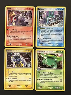 2006 Pokemon Pop Series 2 Holo Lot Of 4 Venusaur Raikou Suicune Entei - Image 1