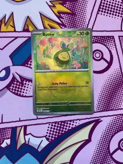 Pokemon TCG - Budew 004/131 - Prismatic Evolutions - Pokeball Reverse Holo - NM - Image 1