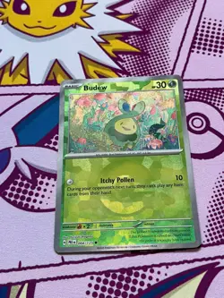 Pokemon TCG - Budew 004/131 - Prismatic Evolutions - Pokeball Reverse Holo - NM - Image 3