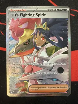 Iris’s Fighting Spirit 292/217 Ascended Heroes SIR Pokemon TCG NM - Image 1