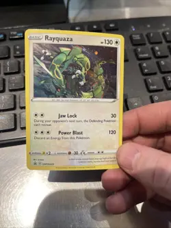 🔥Pokemon TCG-Rayquaza-SWSH029-Cosmos Holo Black Star Promo - Image 1