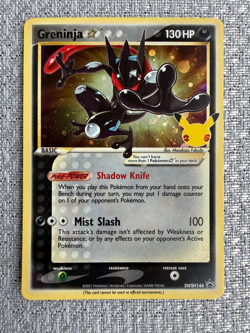 Greninja Gold Star Promo - SWSH144 Pokemon Holo Celebrations - NM - Image 1