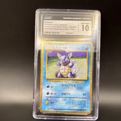CGC 10 Gem Mint Wartortle Japanese Pokemon TCG Classic #002/032 Holo - Image 1