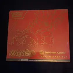 Pokemon Scarlet & Violet Pokemon center Elite Trainer Box English 2023 Koraidon - Image 1