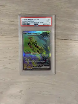 2024 Pokemon Iron Leaves EX Scarlet & Violet Temporal Forces 203/162 PSA 9 Mint - Image 1