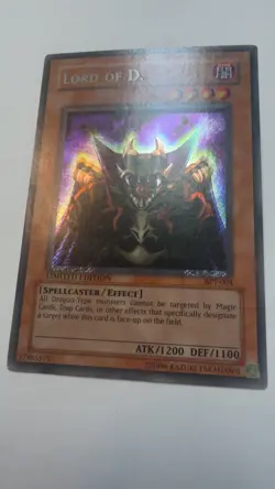 Yu-Gi-Oh Lord of D. BPT-004 Limited Secret Rare Foil Shift Misprint Error LP-MP - Image 1