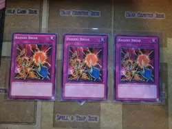 YUGIOH 3X RAIGEKI BREAK COMMON 1ST ED NM/VLP (5DS3,YS14,) - Image 1