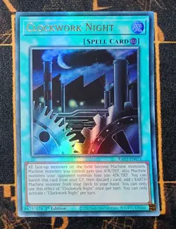 YUGIOH Clockwork Night (RA03-EN071) Ultra Rare 1st Edition Neat Mint - Image 1