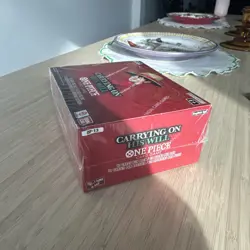 ONE PIECE OP-13 CARRYING ON HIS WILL ENGLISH SEALED BOOSTER BOX See Description - Image 2