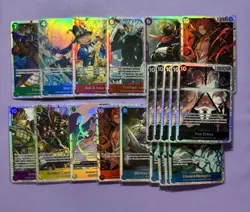 One Piece TCG English 20 SR Card Lot: OP09, OP13, OP14, PRB02 - Image 1