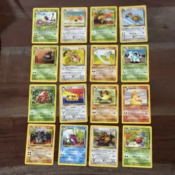 1999 Pokemon JUNGLE Set COMPLETE Unlimited Edition NON HOLO Cards Lot 17-64 LP - Image 3