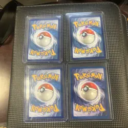 Pokemon Cards 4 card Pikachu lot with first edition all really good condition - Image 2