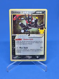 Greninja Pokemon Celebrations Gold Star SWSH144 SWSH Elite Trainer Promo Card - Image 1