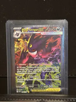 Ascended Heroes Pokemon Mega Gengar Ex 284/217 Double Rare Holo 350HP Card - Image 1