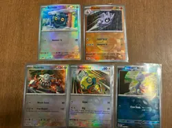 Pokemon TCG reverse masterball pattern cards from Prismatic Evolutions - Image 1
