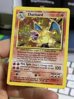 #7 Charizard 4/102 Base Set 1999 Holo Rare WOTC Pokemon Card TCG - Image 4
