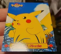 TV2 #25 Pikachu 1999 Pokemon Card Topps TV Animation Edition LP - Image 4