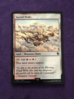 Sacred Peaks Surge Foil - FIC 0418 NM - MTG Magic - Image 1