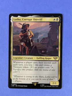 MTG: The Lord of the Rings: Lotho, Corrupt Shirriff #0213 Rare - LP - Image 1