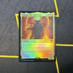 Sauron The Dark Lord M 0224 224 FOIL LTR MTG Tales Of Middle Earth LOTR ENGLISH - Image 1