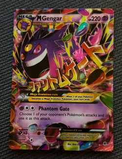 Pokemon M (Mega) Gengar EX - XY Phantom Forces 35/119 Ultra Rare - NM - Image 4