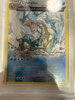 2015 Pokemon XY Gyarados -Rev. Foil Ancient Origins #21 PSA Mint 9 - Image 4