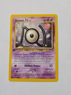 Unown [N] 1st Edition 50/75 Neo Discovery Pokemon TCG - 2001 - Image 1