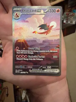 Pokemon TCG Charizard ex Scarlet & Violet-151 199/165 Holo Special Illustration - Image 3