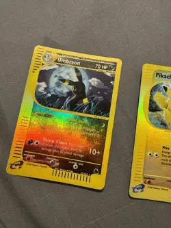 Pokemon Skyridge Reverse Holo Umbreon & Pikachu 32/144 / 84/144 - Image 2