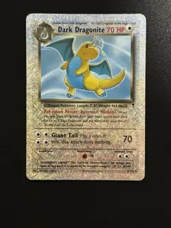 Pokemon TCG Dark Dragonite 5/110 Reverse Holo Rare Legendary Collection MP-/HP+ - Image 1