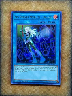 Yugioh Sky Striker Mobilize - Engage! MAMA-EN009 Ultra Rare 1st Ed NM - Image 1