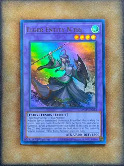 Yugioh Elder Entity N'tss MAMA-EN063 Ultra Rare 1st Ed NM - Image 1