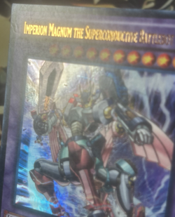 Yugioh: Imperion Magnum the Superconductive Battlebot SDMY-EN041 Ultra 1st Ed MP - Image 3