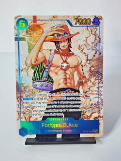 2025 One Piece Carrying On His Will Portgas.D.Ace Secret Alt Art #OP13-119 - Image 1