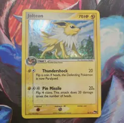 Pokemon Card TCG Pop Series 3 Jolteon Holo 2006 Promo Rare 3 /17 Vintage - Image 1