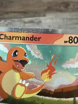 Charmander ASC 020/217 Cosmos Holo Promo SWIRL Ascended Hero’s Pokemon Card - Image 1