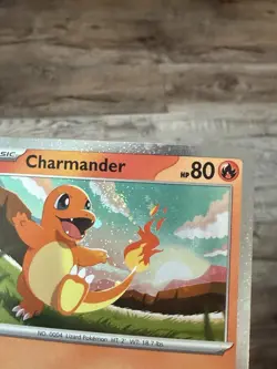 Charmander ASC 020/217 Cosmos Holo Promo SWIRL Ascended Hero’s Pokemon Card - Image 2