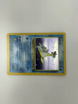 Pokemon TCG Lapras Fossil Holo Unlimited Rare Card 10/62 LP-NM Condition - Image 3