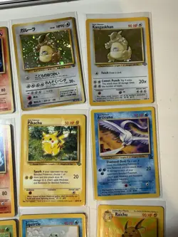 Pokemon Vintage Card Lot - Base Set Holo First Edition Japanese Jungle Fossil LP - Image 3