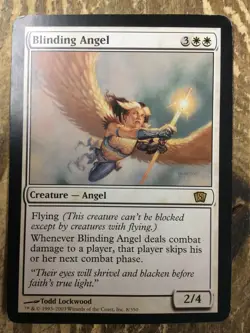 Blinding Angel Box Topper Oversize Card Magic The Gathering Used - Image 1