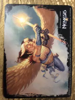 Blinding Angel Box Topper Oversize Card Magic The Gathering Used - Image 2
