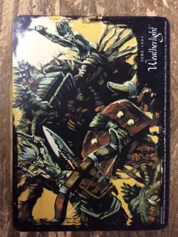 Llanowar Behemoth Box Topper Oversize Card Magic The Gathering Used - Image 2