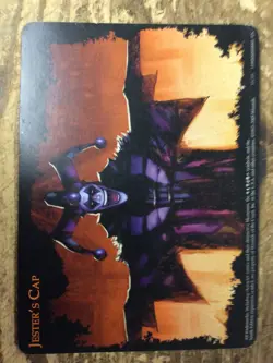 Jester’s Cap Box Topper Oversize Card Magic The Gathering Used - Image 2