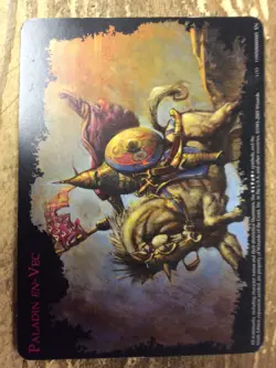 Paladin En-vec Box Topper Oversize Card Magic The Gathering Used - Image 2