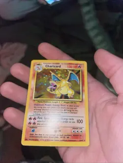 Pokemon Charizard 4/102 Base Set Holo Rare 120 HP English Card 1999 - Image 5